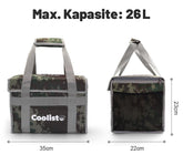 Coolist CL26C 26 Litre Katlanabilir Termos Bez Çanta / Buzluk - Onivias